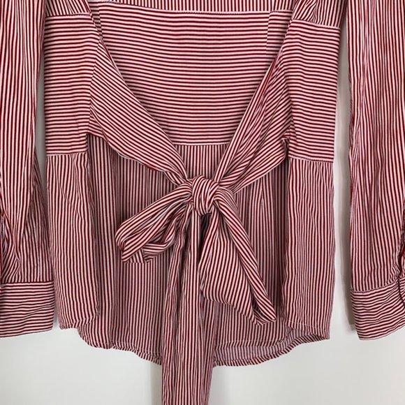 Bar III Striped Button Down Long Sleeve Shirt - Picture 5 of 10